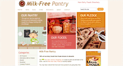 Desktop Screenshot of milkfreepantry.com